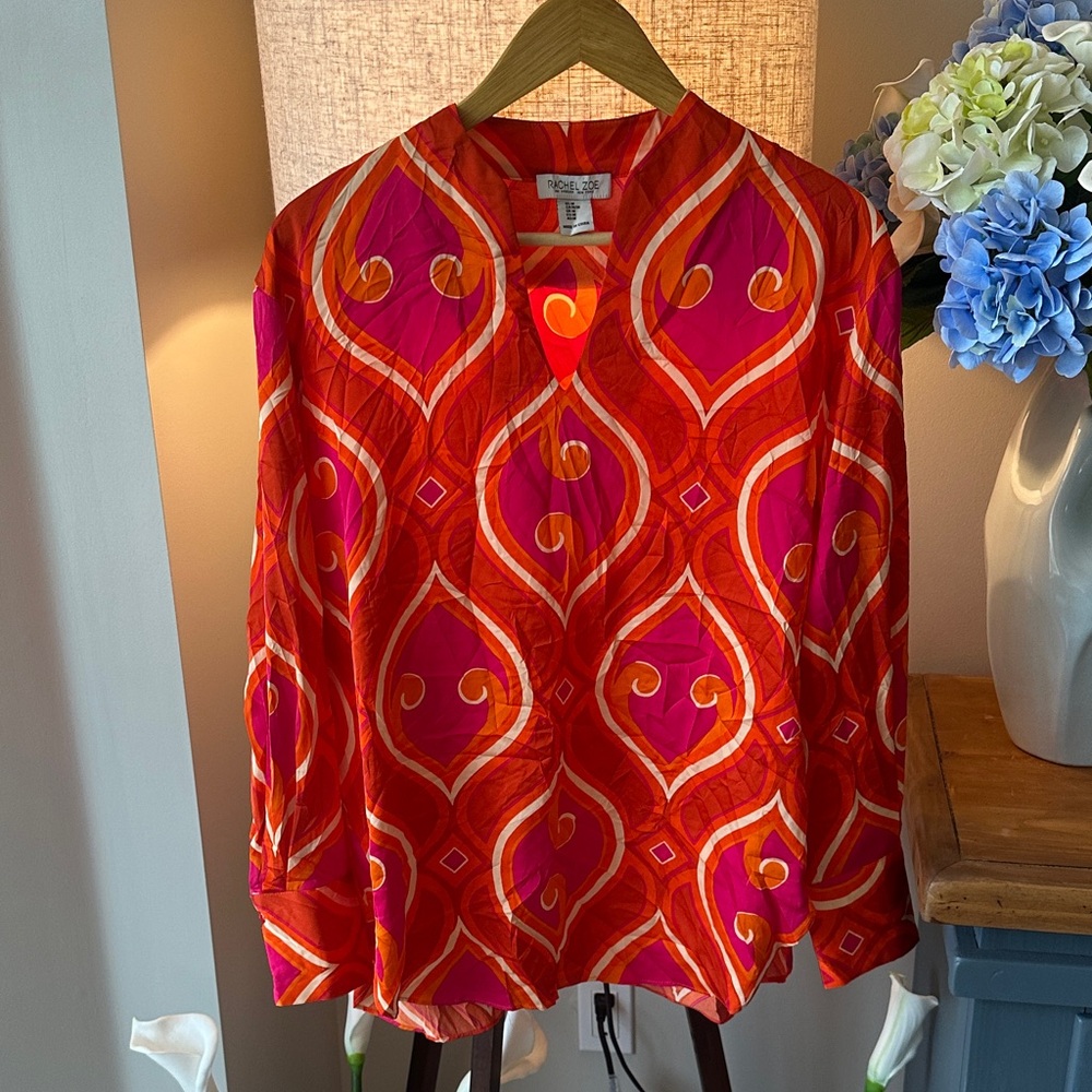 Rachel Zoe Funky Retro Disco Blouse
